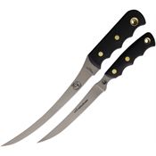 Knives Of Alaska 00092FG Fisherman's Knife Combo Black Handles