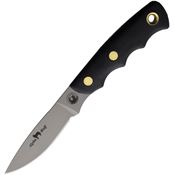 Knives Of Alaska 00345FG Alpha Wolfe S30V Stainless Fixed Blade Knife Black Handles