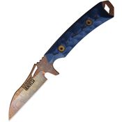 Dawson 15886 Revelation Arizona Copper Fixed Blade Knife Black/Blue Handles