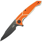 Kubey 373B RBC-1 Black Outdoor Flipper Orange Handles