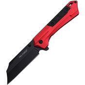 Tac Force 1047RD Assist Open Black Linerlock Knife Red Handles