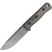 Reiff F50112BCK F5 Survival Fixed Blade Knife Black/Green G10 Handles Kydex Sheath