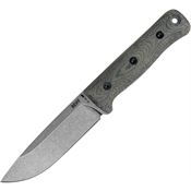 Reiff F5011BCMK F5 Survival Fixed Blade Knife Black Micarta Handles Kydex Sheath