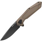 Real Avid RAV3 RAV 3 Black Assist Open Linerlock Knife Coyote Handles