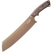 TOPS ELCH04 Midnight Bronze El Chete Fixed Blade Knife Black/Green Handles