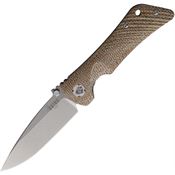 Southern Grind 22327 Spider Monkey Drop Point Knife Tan Handles