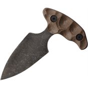 Stroup SD1FDEG10 Stabber Acid Washed Push Dagger Dark Earth Handles