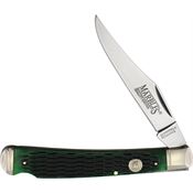 Marbles 632 One Blade Hunter Green Bone Handles