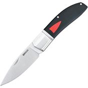 Begg 040 Black Widow Slip Joint Knife Black/Red Handles