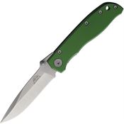 Hard Hat 840GN Linerlock Knife Green Handles