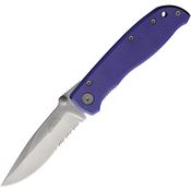 Hard Hat 823PU Lockback Knife Purple Handles