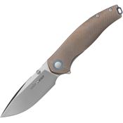 Viper 6004TIBR Vale Satin Linerlock Knife Bronze Handles