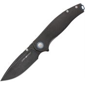 Viper 6007DTBL Vale Black Stonewashed Linerlock Knife Black Stonewashed Handles