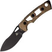 Fobos 083 Tier 1 Mini Mini Black Fixed Blade Knife Camo Handles