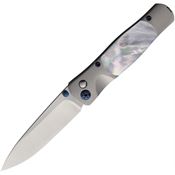 Santa Fe Stoneworks MOP01 Button Lock Knife Mother of Pearl Handles