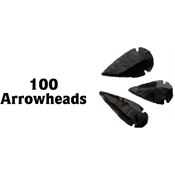 Arrowhead 06L Black Obsidian Large Arrowheads