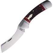 Rough Rider R039 Balboa Knife Red Bone Handles