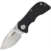 Kubey 180E Karaji Linerlock Knife Spear Black Handles