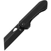 Kizer 3665A1 Huldra Black Stonewash Tanto Framelock Knife Black Handles