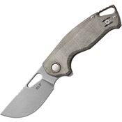 MKM-Maniago VCMGC Vincent Stonewash Linerlock Knife Green Handles