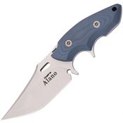 Hydra 18SAB Alano Sand Blasted Fixed Blade Knife Blue Handles