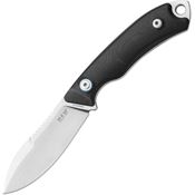 MKM-Maniago PT1GBK Pocket Tango 1 Fixed Blade Knife Black Handles