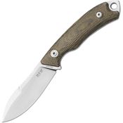 MKM-Maniago PT1GC Pocket Tango 1 Fixed Blade Knife Green Handles