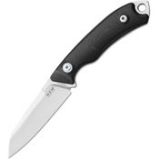 MKM-Maniago PT2GBK Pocket Tango 2 Fixed Blade Knife Black Handles