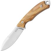 MKM-Maniago PT1O Pocket Tango 1 Fixed Blade Knife Olive Wood Handles