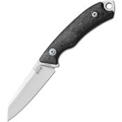 MKM-Maniago PT2CF Pocket Tango 2 Fixed Blade Knife Marbled Carbon Fiber Handles