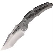 Maxace M25A Hydra Two Tone Framelock Knife Sandblast Titanium Handles