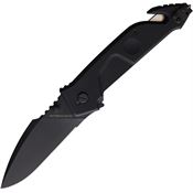 Extrema Ratio 0134RVB MF1 BC Ruvido Black Linerlock Knife Black Handles