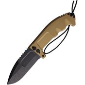 Extrema Ratio 0136EXP Rao II Expeditions Black Folder Knife Tan Handles