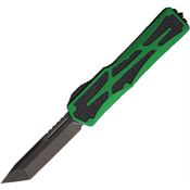 Heretic 0406ATXGRN Auto Colossus Black OTF Knife Toxic Green Handles