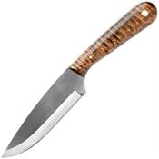 Pathfinder 306S PKS Survival Fixed Blade Knife Curly Wood Handles