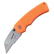 Superknife OR565 Superknife Black Linerlock Knife Orange Handles