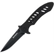 Remington 20000C FAST Assist Open Black Framelock Knife Black Handles