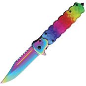 Wild Boar 1034 Trippi Spectrum Linerlock Knife Multi Acrylic Handles