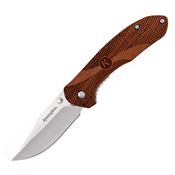 Remington 40001C Heritage Linerlock Knife Brown Wood Handles