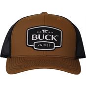 Buck 89176 Brown Logo Trucker Hat