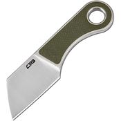 CJRB 1939GN Chip Fixed Blade Knife Green G10 Handles