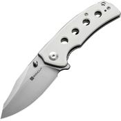 SenCut 230682 Excalis Tanto Linerlock Knife White G10 Handles