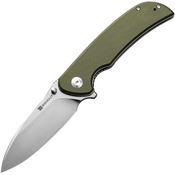 SenCut 230771 Borzam Linerlock Knife OD G10 Handles