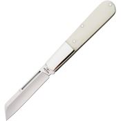 Bear & Son WSB180 Large Sheepsfoot Barlow Knife White Bone Handles