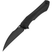 Bestech G59E Ivy Black Stonewash Linerlock Knife Black Handles