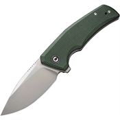 Civivi 230062 Regulatron Linerlock Knife Green Micarta Handles