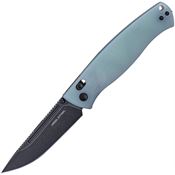 Real Steel 7851NB Pathfinder FFG Black Crossbar Lock Knife Jade Handles