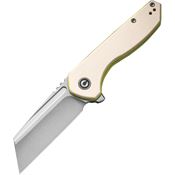 Civivi 230362 ExOne Tanto Linerlock Knife Ivory G10 Handles