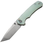 Civivi 19059C3 Brazen Stonewash Tanto Button Lock Knife Jade Handles