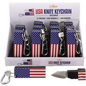 Caliber Gourmet 98114 USA Keychain Knife 12 Pack